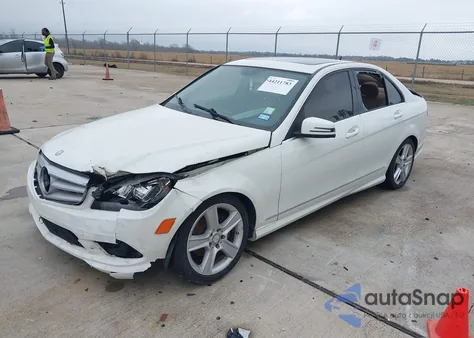 2011 Mercedes-Benz C 300 Sport from USA, damaged, VIN WDDGF5EB0BR160761
